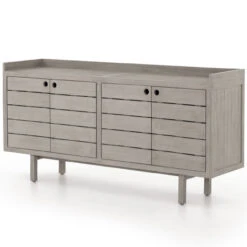 Lula Weathered Grey Teak Outdoor Sideboard