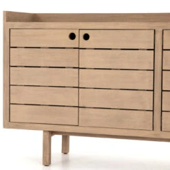 Lula Washed Brown Teak Outdoor Sideboard -Famous Furniture Shop JSOL 060 DET 8 08922.1624474382