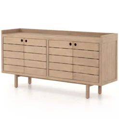 Lula Washed Brown Teak Outdoor Sideboard