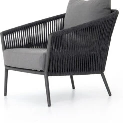 Porto Charcoal Woven Rope Outdoor Lounge Chair 11 Porto Charcoal Woven Rope Outdoor Lounge Chair -Famous Furniture Shop JSOL 09605K 562 DET 1 76612.1591045550
