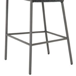 Porto Bronze Finish Outdoor Bar Stool -Famous Furniture Shop JSOL 09805K 562 DET 1 17697.1622853387