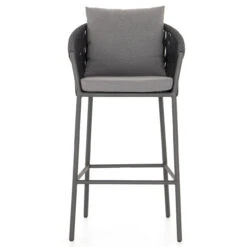 Porto Bronze Finish Outdoor Bar Stool -Famous Furniture Shop JSOL 09805K 562 FRT 1 96629.1622853375