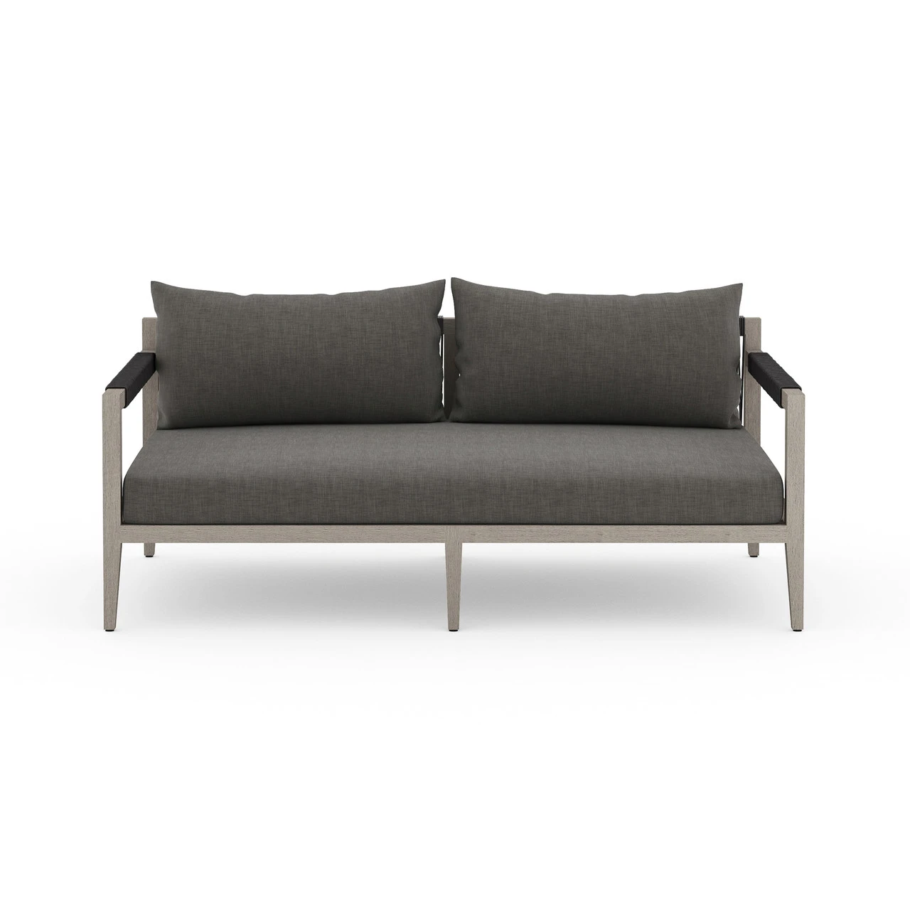 Sherwood Grey Teak Outdoor Sofa 63" 4 Sherwood Grey Teak Outdoor Sofa 63" - Image 2