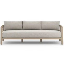SONOMA OUTDOOR SOFA, WASHED BROWN 88" -Famous Furniture Shop JSOL 10502K 561 FRT 1 92424.1556577705