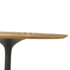 Reina Teak Top Tulip Base Outdoor Bar Table 32" -Famous Furniture Shop JSOL 120 DET 2 38024.1594752877