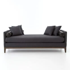 Kensington Charcoal Upholstered Double Chaise Daybed -Famous Furniture Shop Kensington Charcoal Upholstered Double Chaise Daybed4 71159.1431479741