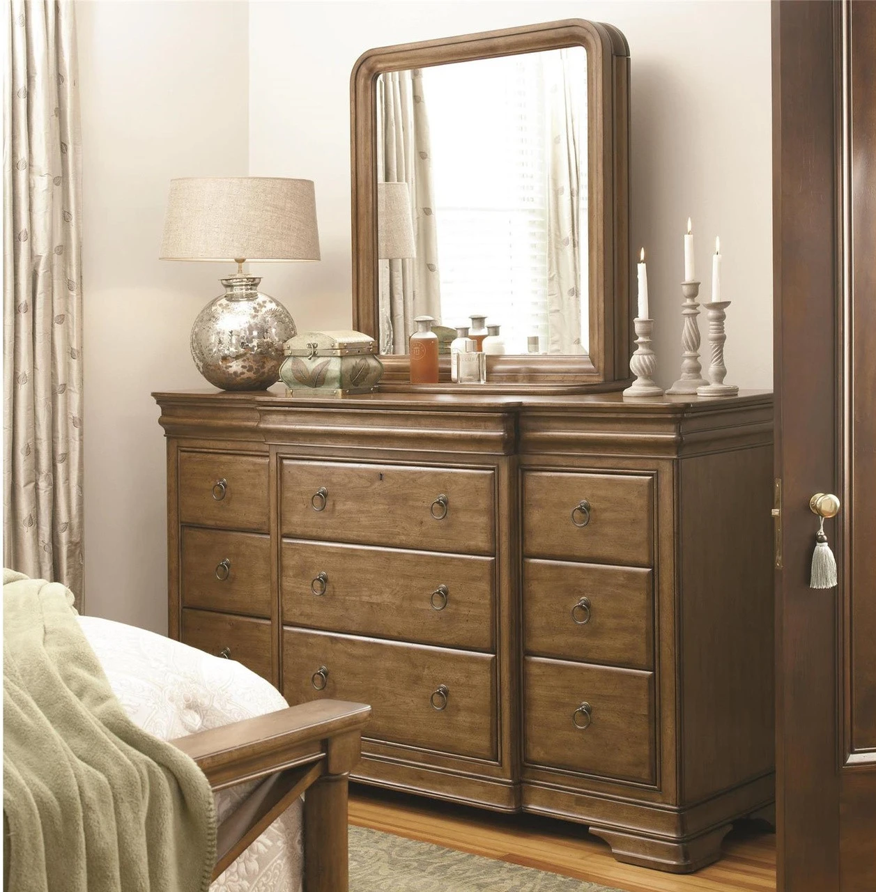 Louis Philippe Solid Wood 12 Drawers Dresser 3 Louis Philippe Solid Wood 12 Drawers Dresser