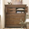 Louis Philippe Solid Wood Gentleman's Dressing Chest