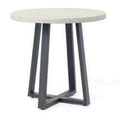 Masonry Concrete 32" Bistro Round Dining Table -Famous Furniture Shop Masonry Concrete 32 Bistro Round Dining Table 71787.1511989824