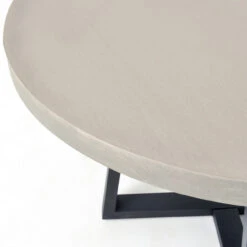 Masonry Concrete 48" Round Dining Table -Famous Furniture Shop Masonry Concrete top 48 Round Dining Table 32896.1525295749