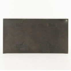 Shadow Box Antiqued Iron Media Cabinet 64" -Famous Furniture Shop Media Cabinet Antique Iron 02165.1525295698