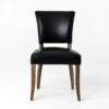 Mimi Saddle Black Leather Dining Chair -Famous Furniture Shop Mimi Saddle Black Leather Dining Chair3 63657.1652105678