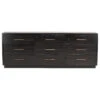 Modern Burnished Black Wood 9 Drawer Dresser -Famous Furniture Shop Modern Burnished Black Wood 9 Drawer Dresser2 18453.1431566892