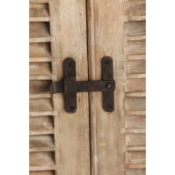 Paris Industrial Iron + Wood 2 Door Cabinet 7 Paris Industrial Iron + Wood 2 Door Cabinet -Famous Furniture Shop Paris Shutter Cabinet3 44513.1448244152