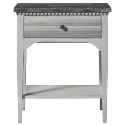 Sojourn French Country Nightstand With Bluestone Top