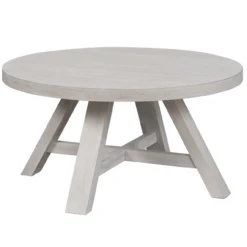 Modern Farmhouse Round Cocktail Table -Famous Furniture Shop U011818 VM 1 10409.1689269010