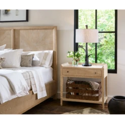 Modern Farmhouse Oak Rylie Nightstand -Famous Furniture Shop U011D355 RS vm 001 1 05678.1688573923