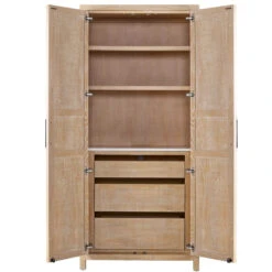 Modern Farmhouse Morgan Utility Cabinet -Famous Furniture Shop U011D674 3 82435.1687269584
