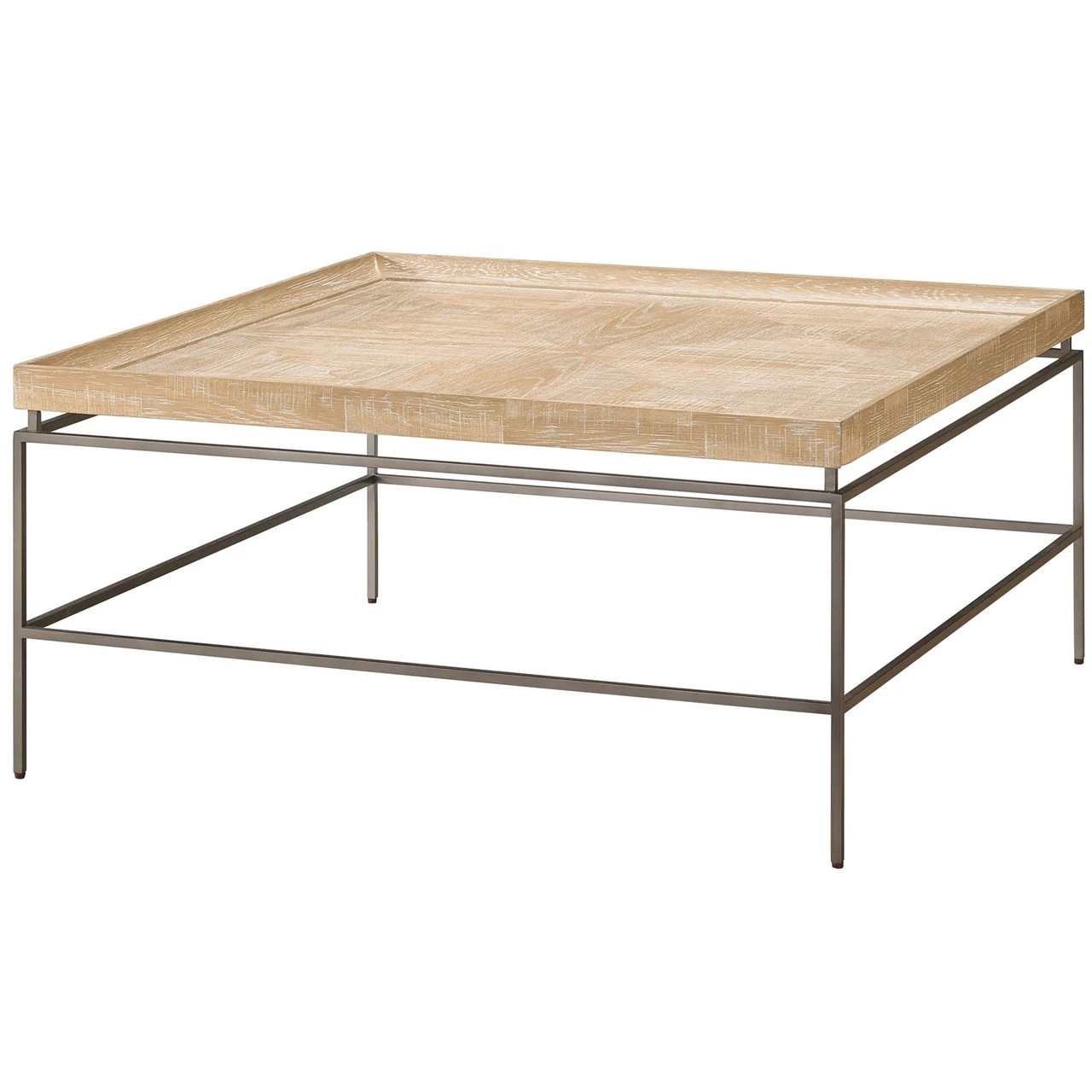 Modern Farmhouse Galen Oak Cocktail Table 4 Modern Farmhouse Galen Oak Cocktail Table - Image 2