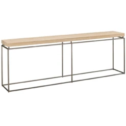 Modern Farmhouse Watts Rustic Oak Console Table -Famous Furniture Shop U011D826 2 1 78023.1689276952