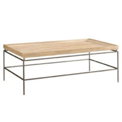 Modern Farmhouse Preston Oak Cocktail Table -Famous Furniture Shop U011D829 2 07323.1689266491