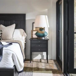 Modern Farmhouse 3 Drawer Small Nightstand -Famous Furniture Shop U011F351 RS vm 001 1 49997.1688574543