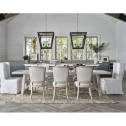 Coastal Getaway Extension Dining Table 124" 14 Coastal Getaway Extension Dining Table 124" -Famous Furniture Shop U033655 636 RM 19326.1634918674