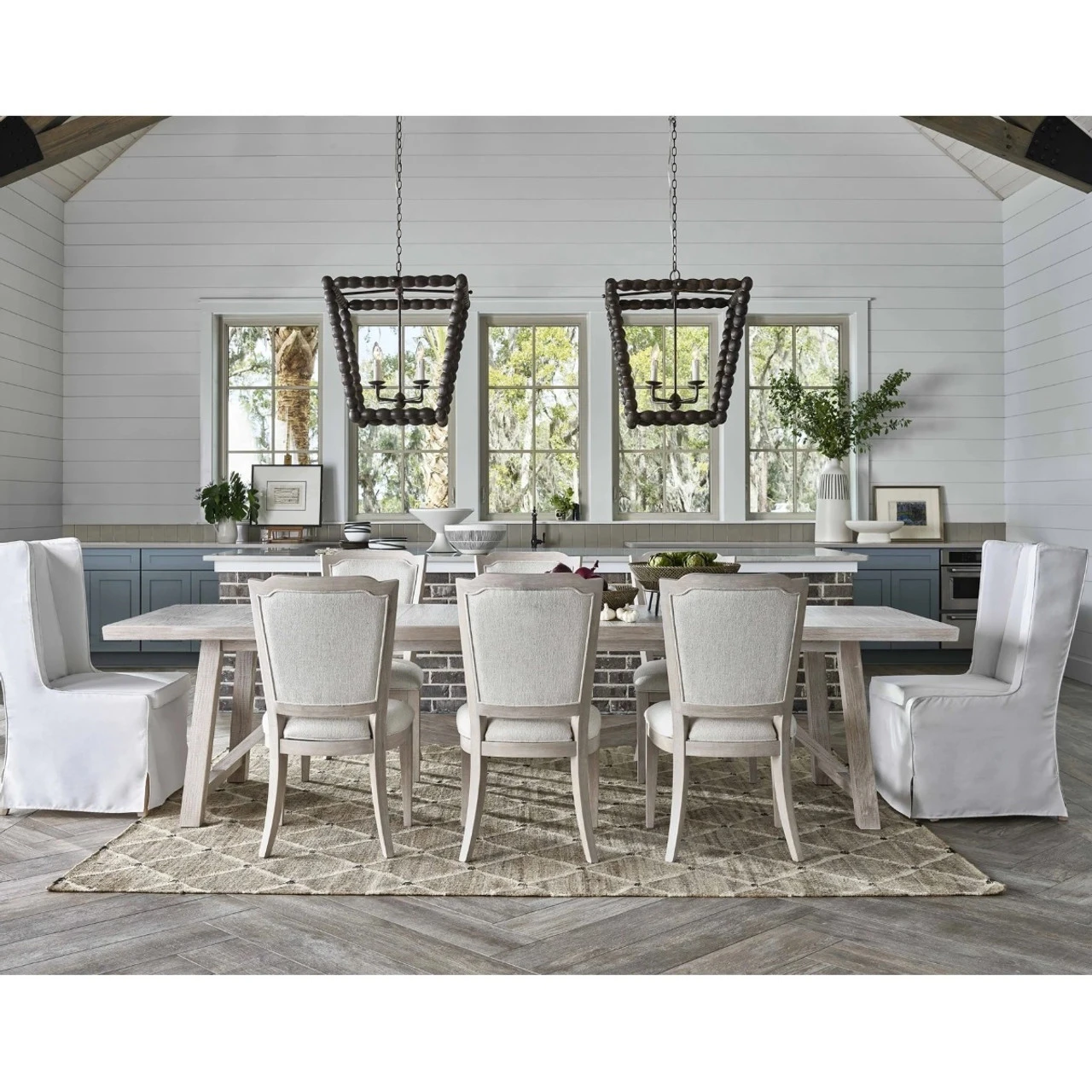 Coastal Getaway Extension Dining Table 124" 8 Coastal Getaway Extension Dining Table 124" - Image 6