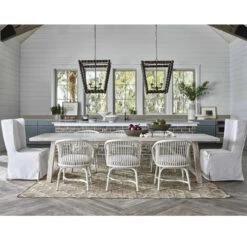 Coastal Getaway Extension Dining Table 124" 13 Coastal Getaway Extension Dining Table 124" -Famous Furniture Shop U033655 637 RM 85563.1634918672