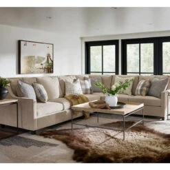 Modern Farmhouse Natural Oak End Table -Famous Furniture Shop U064566 RS PILLOWS 04461.1689274103