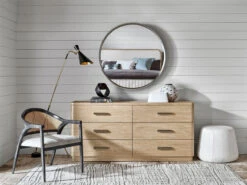 Nomad Round Mirror -Famous Furniture Shop U181040 RM 93501.1688392845