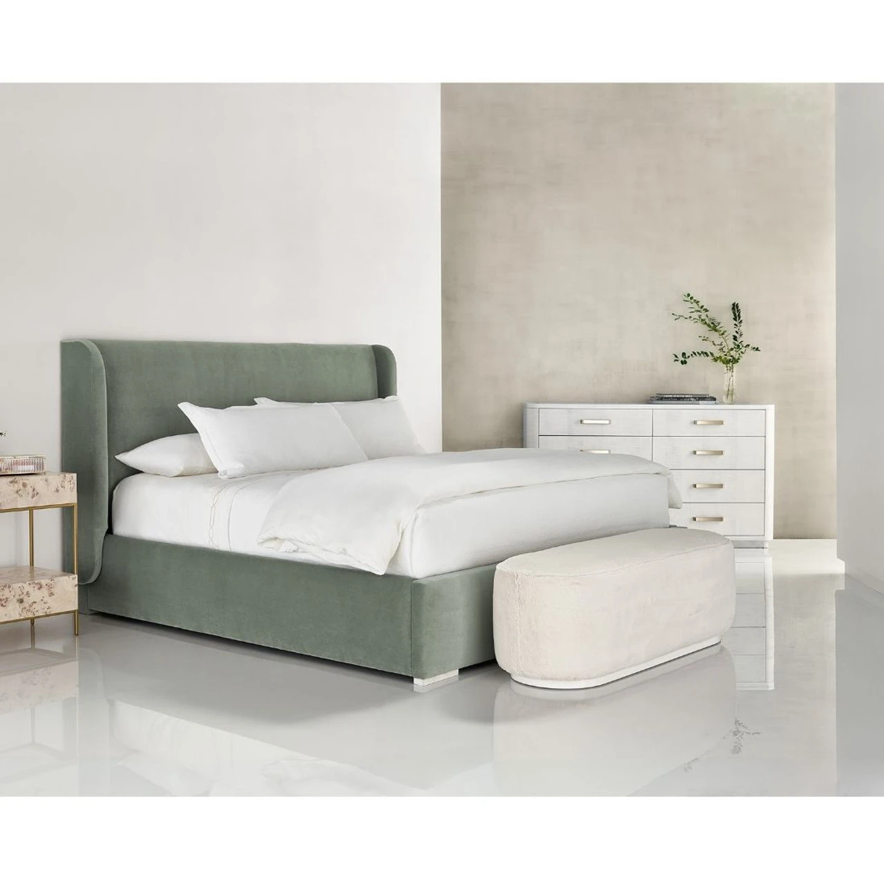 Tranquility Miranda Kerr Home Upholstered Bench 5 Tranquility Miranda Kerr Home Upholstered Bench - Image 3