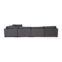 Westworld Modern Gray 6-Piece Corner Sectional Sofa 156" -Famous Furniture Shop UATR S07 008 BCK 1 58885.1527888992