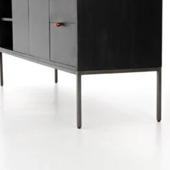 Fulton Trey Black Industrial Modular Media Console 69" -Famous Furniture Shop UFUL 031A DET 1 17578.1623426050