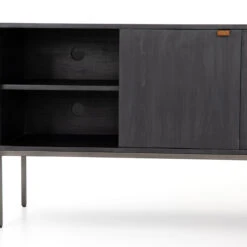 Fulton Trey Black Industrial Modular Media Console 69" -Famous Furniture Shop UFUL 031A DET 6 20725.1623426050