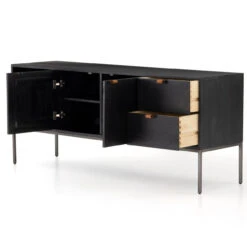 Fulton Trey Black Industrial Modular Media Console 69" -Famous Furniture Shop UFUL 031A OPN 1 03378.1623426050