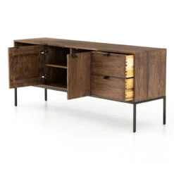 Fulton Trey Industrial Modular Media Console Cabinet 69" -Famous Furniture Shop UFUL 031 OPN 1 39525.1543964448