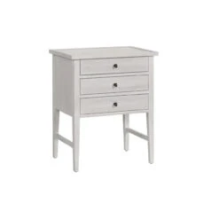 Modern Farmhouse 3 Drawer White Small Nightstand -Famous Furniture Shop UO11351 4144 1 48607.1688575129