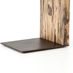 Hudson Spalted Wood And Iron C-Table -Famous Furniture Shop UWES 111 DET 1 24015.1500607320