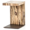 Hudson Spalted Wood And Iron C-Table -Famous Furniture Shop UWES 111 PRM 1 05626.1500607320