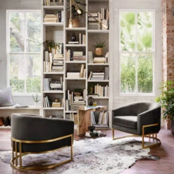 Hudson Spalted Wood And Iron C-Table -Famous Furniture Shop UWES 111 ROM 1 19117.1515174323