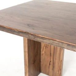 Cross Alder Wood Plank Top Trestle Dining Table 94" -Famous Furniture Shop UWES 116 DET 4 01376.1500593914