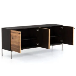 Cuzco Yukas Wood 4 Door Buffet Sideboard 71" -Famous Furniture Shop UWES 126 OPN 1 09293.1630503820