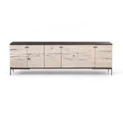 Cuzco Bleached Yukas Wood Modern Low Media Console 78" 13 Cuzco Bleached Yukas Wood Modern Low Media Console 78" -Famous Furniture Shop UWES 128A FRT 1 25148.1569631139
