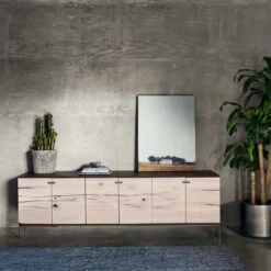 Cuzco Bleached Yukas Wood Modern Low Media Console 78" 12 Cuzco Bleached Yukas Wood Modern Low Media Console 78" -Famous Furniture Shop UWES 128A ROM 1 72977.1569631139