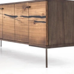 Cuzco Yukas Wood Modern Low Media Console 78" -Famous Furniture Shop UWES 128 DET 1 59488.1500345085