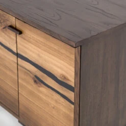 Cuzco Yukas Wood Modern Low Media Console 78" -Famous Furniture Shop UWES 128 DET 4 23856.1500345085