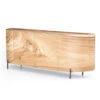 Lunas Natural Wood Curved Sideboard Buffet 77" -Famous Furniture Shop UWES 213 PRM 1 32315.1569634742