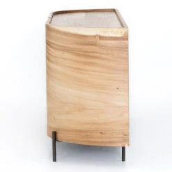 Lunas Natural Wood Curved Sideboard Buffet 77" 19 Lunas Natural Wood Curved Sideboard Buffet 77" -Famous Furniture Shop UWES 213 SID 1 76133.1569634739