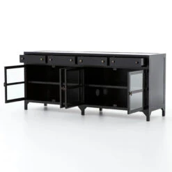 Shadow Box Industrial Black Metal Media Console -Famous Furniture Shop VBEL F037 OPN 1 17966.1636755205